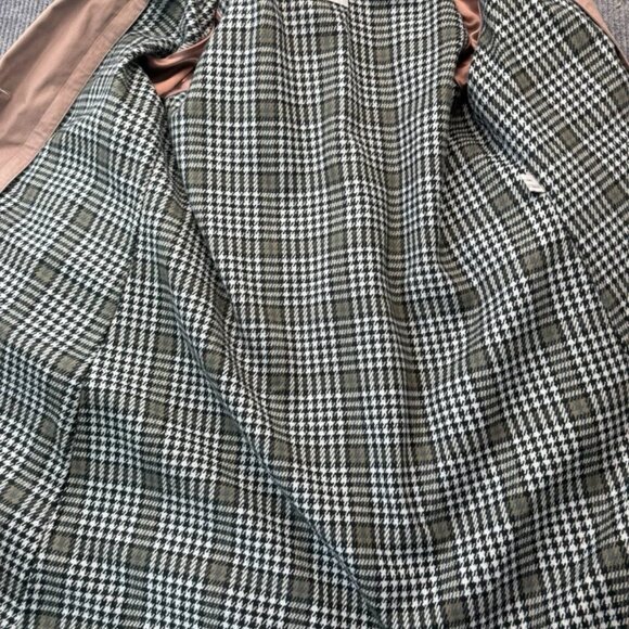 London Fog Limited Edition VTG Trench Coat Womens 8 Petite Brown Overcoat - Picture 7 of 9